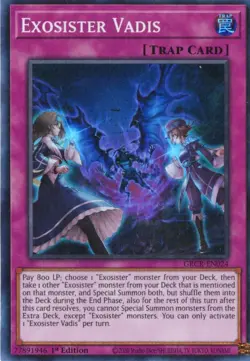 Yu-Gi-Oh! Exosister Vadis 1st Ed. GRCR-EN024 Super Rare NM/LP x1 - Image 1