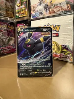 Umbreon V - SWSH203 - Pokemon Sword & Shield Promo Ultra Rare Holo Card NM - Image 1