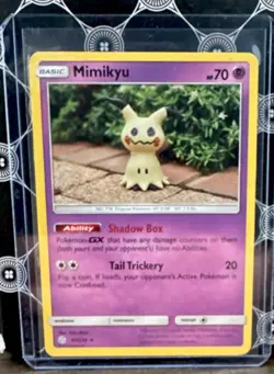 CCG Individual Card Pokemon Mimikyu SM-Cosmic Eclipse Rare Shadow Box Tail - Image 1