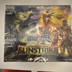Elestrals Divine Champions Sunstrike Booster Box Trading Card Game Sealed - Image 1