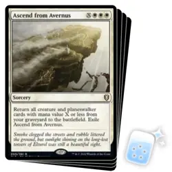 ASCEND FROM AVERNUS X4 Commander Legends: Battle For Baldur's Gate Magic MTG - Image 1