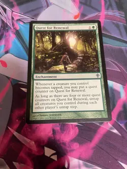 MTG - QUEST FOR RENEWAL - UNCOMMON - WORLDWAKE - NM - Image 1