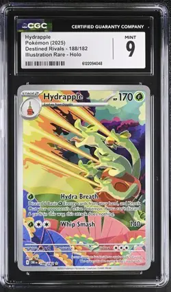 Hydrapple *CGC 9* Illustration Rare *Destined Rivals* #188 * Pokemon - Image 1