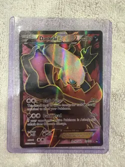 Darkrai EX Full Art Ultra Rare Holo 118/122 Breakpoint Pokemon TCG - Image 1