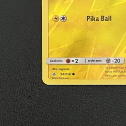 Pokemon TCG Pikachu Unbroken Bonds 54/124 Common Reverse Holo - NM - Image 5