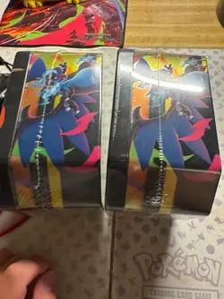 Pokemon TCG - Mega Charizard X ex AND Y ex Tin Set - New / Sealed In Hand - Image 2