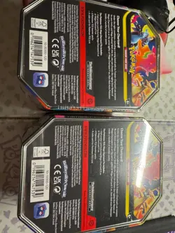 Pokemon TCG - Mega Charizard X ex AND Y ex Tin Set - New / Sealed In Hand - Image 4