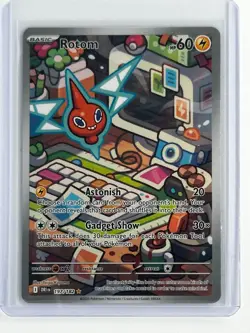 Rotom 197/182 Pokemon SV10: Destined Rivals Holo Illustration Rare 2025 - NM - Image 1