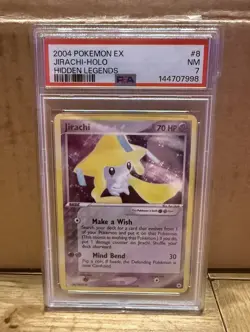 Jirachi (Holo) Pokemon EX Hidden Legends 2004 PSA 7 - Image 2