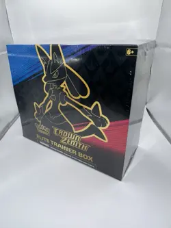 Pokemon Crown Zenith Elite Trainer Box English Lucario TCG 1 Box - Image 1