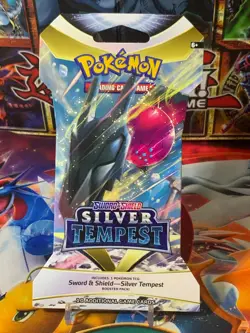 Silver Tempest Sleeved Booster Pack Sealed Pokemon Nintendo - Image 1