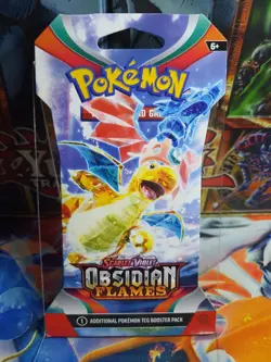 Obsidian Flames Blister Pack Dragonite Art Pokemon - Image 1