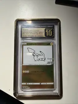 CGC 10 Yu Nagaba Pikachu 208/S-P Yu Nagaba x Pokemon Yunagaba Exclusive Promo - Image 1