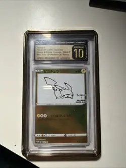 CGC 10 Yu Nagaba Pikachu 208/S-P Yu Nagaba x Pokemon Yunagaba Exclusive Promo - Image 3