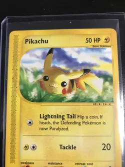 2002 Pokemon Expedition E-Reader #124/165 Pikachu Mint+ New - Image 3