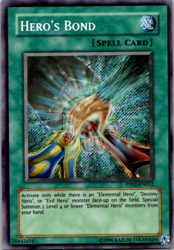 Hero's Bond - PP02-EN012 - Secret Rare Yugioh LP - Image 1