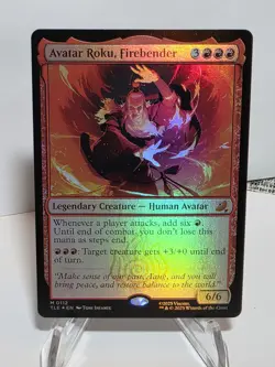 Avatar Roku, Firebender - FOIL - MTG ATLA Eternal - TLE 112 - Image 1