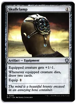 Skullclamp NM BLC Commander: Bloomburrow MTG - Image 1