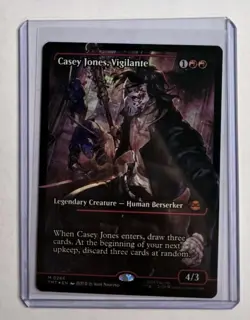 Mtg. Casey Jones, Vigilante. #286 Foil Showcase. Teenage Mutant Ninja Turtles Nm - Image 1