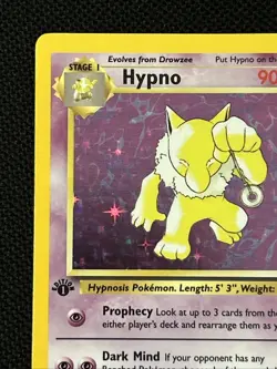 Pokemon Hypno 8/62 (1st Edition) Fossil Holo *Near Mint* - Image 3