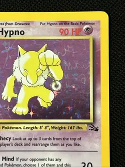 Pokemon Hypno 8/62 (1st Edition) Fossil Holo *Near Mint* - Image 4