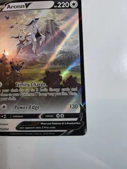 Arceus v SWSH204 Sword & Shield Promo Holo Pokemon TCG Card 2022 - Image 5