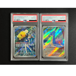 [PSA 10] Misty’s Psyduck Lapras Pokemon Card Japanese sv9a Heat Wave Arena - Image 2