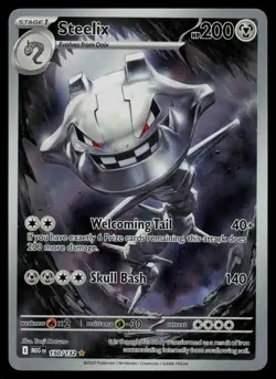 Steelix 150/132 - Pokemon Mega Evolution - Illustration Rare (NM) - Image 1