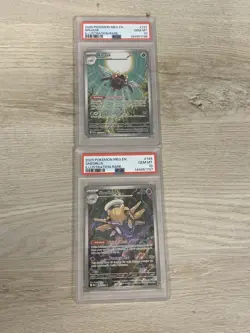 Pokemon TCG MEG EN Ninjask #137/132 Shedinja #144/132 PSA 10 Sequential Cert - Image 1