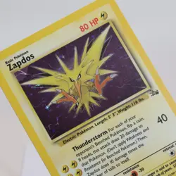Pokemon TCG - Zapdos 15/62 Fossil Holo Rare WOTC - EXC/NM - Image 1