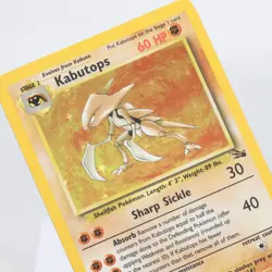 Pokemon TCG - Kabutops 9/62 Fossil Holo Rare WOTC - EXC/NM - Image 1