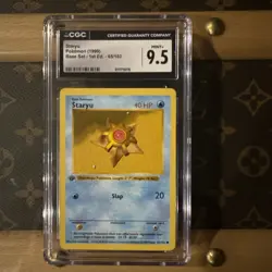 Pokemon 1999 Staryu 1st Edition 65/102 CGC 9.5 - Image 1