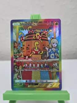 Shuckle EX Pokemon Pocket TCG 'CUSTOM' Full Art Shiny Textured Fan Made Secret - Image 1