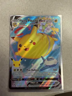 Flying Pikachu VMAX 007/025 Holo Rare VMAX Celebrations Pokemon NM - Image 1