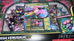 Pokemon Mega Venusaur EX Premium Collection Box Promo Booster Sticker - Image 1