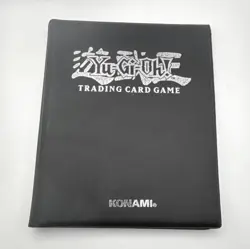 Konami Yu-Gi-Oh! TCG 4-Pocket Binder Black Plastic 1996 - Image 1