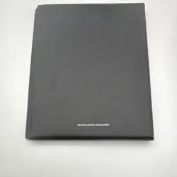 Konami Yu-Gi-Oh! TCG 4-Pocket Binder Black Plastic 1996 - Image 2