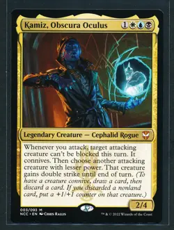 Kamiz, Obcura Oculus - Magic MTG 2022 Streets of New Capenna Commander NM/M - Image 1