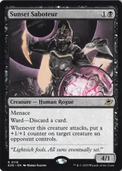 Sunset Saboteur Edge of Eternities Regular - NM #116 MTG EOE - Image 1