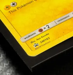 Pikachu - SM183 - Sun & Moon - Cosmos Holo Black Star Promo - LP Pokemon Card - Image 4