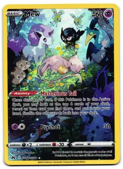 Mew GG10/GG70 - Crown Zenith Galarian Gallery Pokemon TCG Holo - LP Card - Image 1