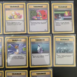 Pokemon TCG Vintage Trainer Card Lot, Base Set, Fossil, Jungle, 22 Cards, LP-NM - Image 3