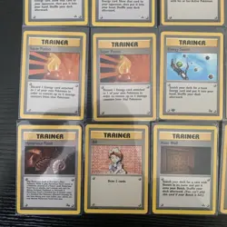 Pokemon TCG Vintage Trainer Card Lot, Base Set, Fossil, Jungle, 22 Cards, LP-NM - Image 4