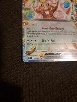 Pokemon tcg - Greedent ex Double Rare - Obsidian Flames 179/197 - Image 2