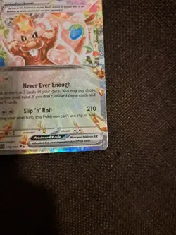 Pokemon tcg - Greedent ex Double Rare - Obsidian Flames 179/197 - Image 3