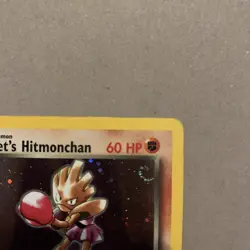 Rocket's Hitmonchan (11/132) Holo Gym Heroes Pokemon - LP/MP - Image 3