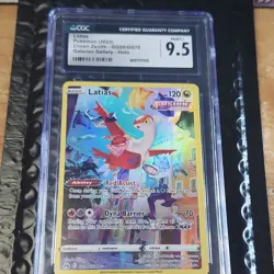Pokemon Latias GG20/GG70 Crown Zenith Galarian Gallery Ultra Rare Holo CGC 9.5 - Image 1