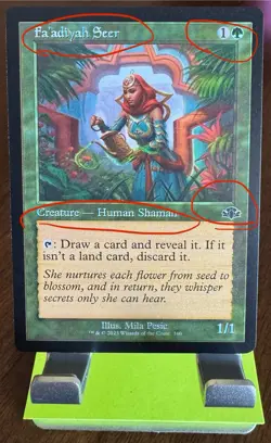 Fa'adiyah Seer (Retro Frame) Dominaria Remastered Regular - Error/Misprint - Image 2