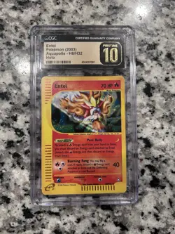 Pokemon Entei Aquapolis Holo Rare - Image 1