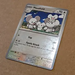Pokemon Maushold (161/287) Scarlet & Violet NM REVERSE HOLO Foil TCG CCG - Image 3